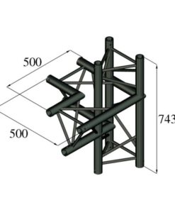 ALUTRUSS TRILOCK S-PAC-44 4-Way Piece / left