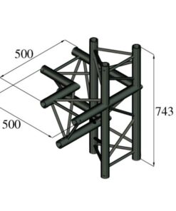 ALUTRUSS TRILOCK S-PAC-45 4-Way Piece / right