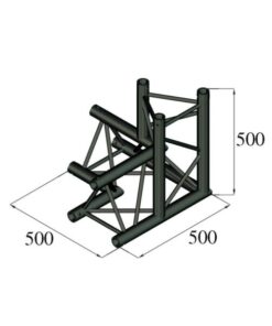 ALUTRUSS TRILOCK S-PAL-34 3-Way Corner / left