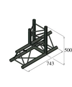 ALUTRUSS TRILOCK S-PAT-37 3-Way T-Piece
