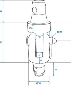 ALUTRUSS Tower hinge
