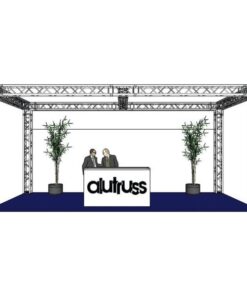 ALUTRUSS Truss set QUADLOCK 6082 rectangle 7.71x4x3.5m (WxDxH)