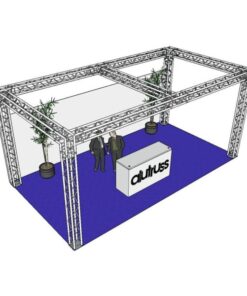 ALUTRUSS Truss set QUADLOCK 6082 rectangle 7.71x4x3.5m (WxDxH)