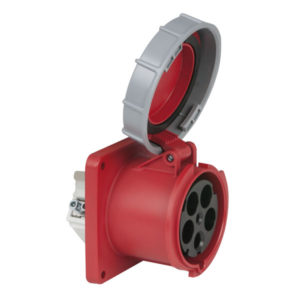 CEE 125A 400V 5p Socket Female Rosso, IP67