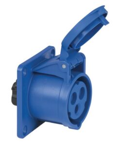 CEE 16A 240V 3p Socket Female Blu, IP44