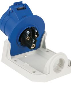 CEE 16A 240V 3p Wallmount Female Blu, IP44
