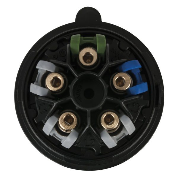 CEE 16A 400V 5p Plug Female Nero, Turbo |Twist, IP44