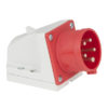 CEE 16A 400V 5p Wallmount Male Rosso, IP44