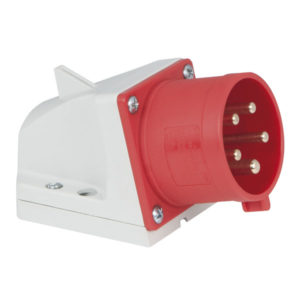 CEE 32A 400V 5p Wallmount Male Rosso, IP44