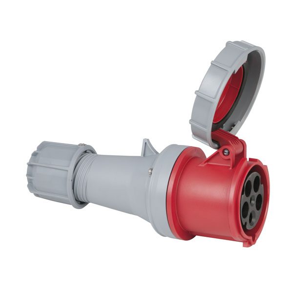 CEE 63A 400V 5p Plug Female Rosso, IP67