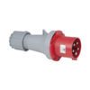 CEE 63A 400V 5p Plug Male Rosso, IP44