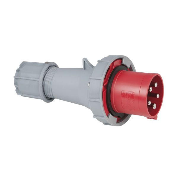 CEE 63A 400V 5p Plug Male Rosso, IP67