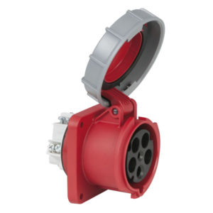 CEE 63A 400V 5p Socket Female Rosso, IP67