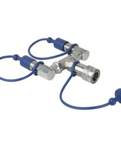 CO2 3/8 Q-Lock 2-way combiner