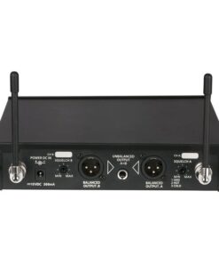 COM-42 Set microfono wireless UHF, 2 canali