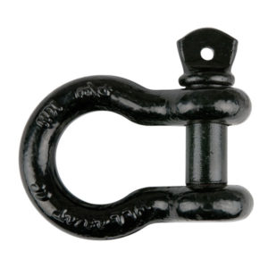 Chain Shackle 4.75T WLL 4,75T bullone con collare, colore nero