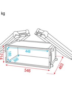 Compact Effectcase Baule effetti compatto 4U