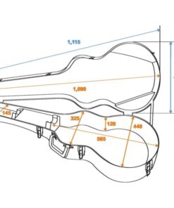 DIMAVERY ABS Case for jumbo acoustic