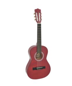 DIMAVERY AC-303 Classical Guitar 1/2, red