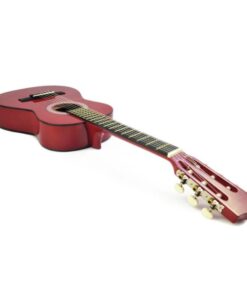 DIMAVERY AC-303 Classical Guitar 1/2, red