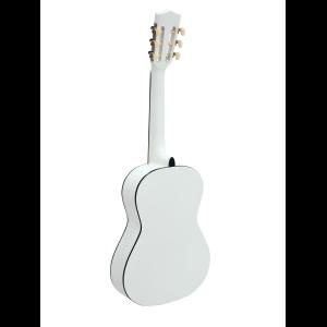 DIMAVERY AC-303 Classical Guitar 1/2, white