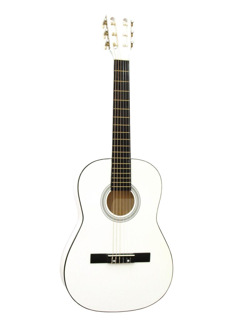 DIMAVERY AC-303 Classical Guitar 3/4, white