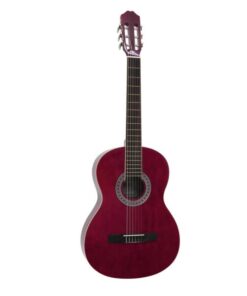 DIMAVERY AC-303 Classical Guitar, red