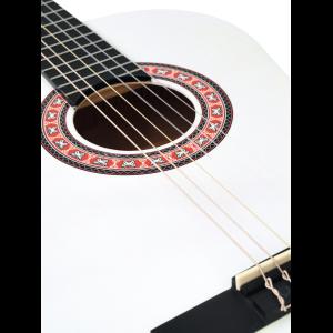 DIMAVERY AC-303 Classical Guitar, white