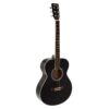 DIMAVERY AW-303 Western guitar black