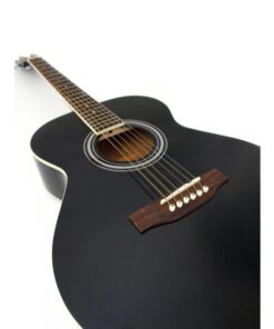 DIMAVERY AW-303 Western guitar black