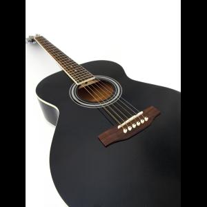 DIMAVERY AW-303 Western guitar black