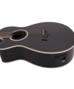 DIMAVERY AW-400 Western guitar LH, black
