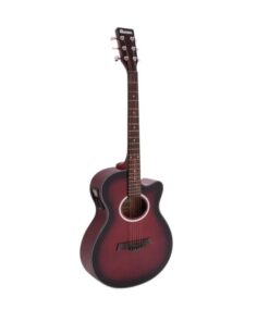 DIMAVERY AW-400 Western guitar, redburst