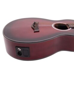 DIMAVERY AW-400 Western guitar, redburst