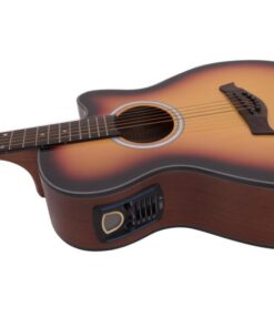 DIMAVERY AW-400 Western guitar, sunburst