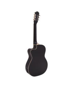 DIMAVERY CN-600E Classical guitar, schwarz