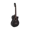 DIMAVERY CN-600E Classical guitar, schwarz