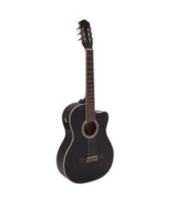 DIMAVERY CN-600E Classical guitar, schwarz