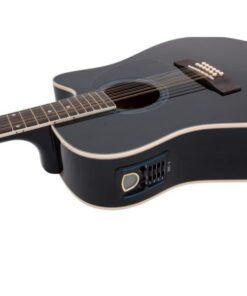 DIMAVERY DR-612 Western guitar 12-string, black