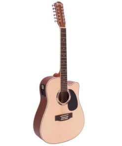 DIMAVERY DR-612 Western guitar 12-string, nature