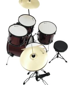 DIMAVERY DS-200 Drum set, wine red