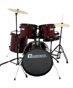 DIMAVERY DS-200 Drum set, wine red