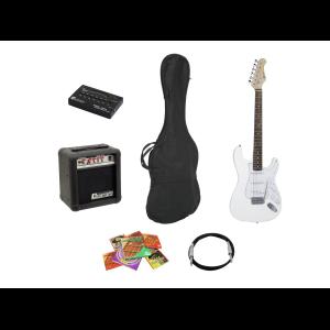 DIMAVERY EGS-10X electric guitar set, white