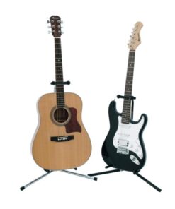 DIMAVERY Guitar Stand black, ECO