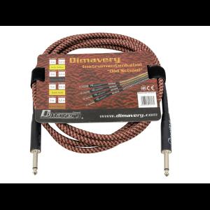 DIMAVERY Instrument-cable, 3m, br/rd