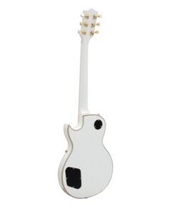 DIMAVERY LP-520 E-Guitar, white/gold
