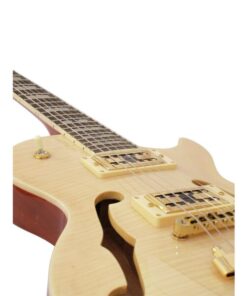 DIMAVERY LP-600 E-Guitar, nature maple