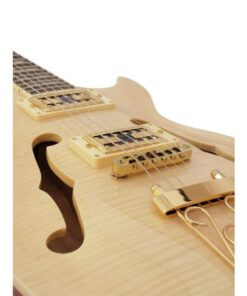DIMAVERY LP-600 E-Guitar, nature maple