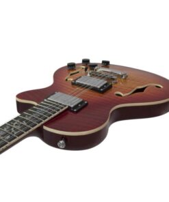 DIMAVERY LP-612 E-Guitar, flamed sunburst