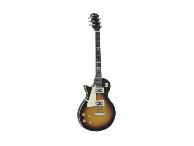 DIMAVERY LP-700L E-Guitar, LH, sunburst